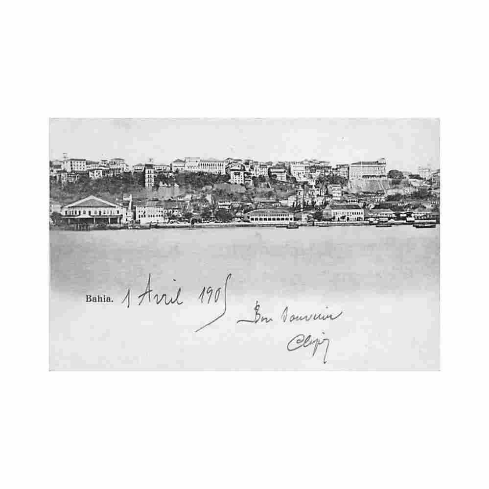 brazil bahia panorama ed desconhecido Vintage A4 Photo Print