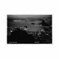 brazil rio de janeiro panorama noturno ed desconhecido Vintage A4 Photo Print