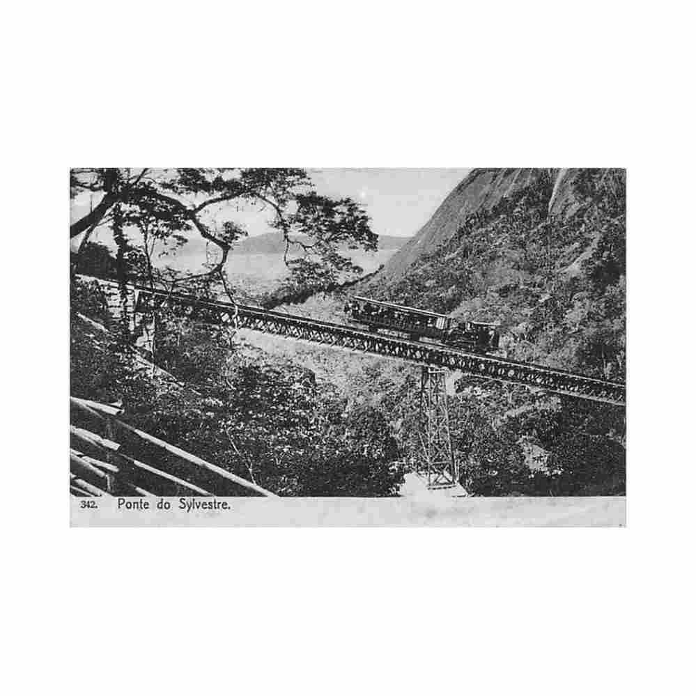 brazil rio de janeiro ponte do sylvestre ed zenith 342 Vintage A4 Photo Print