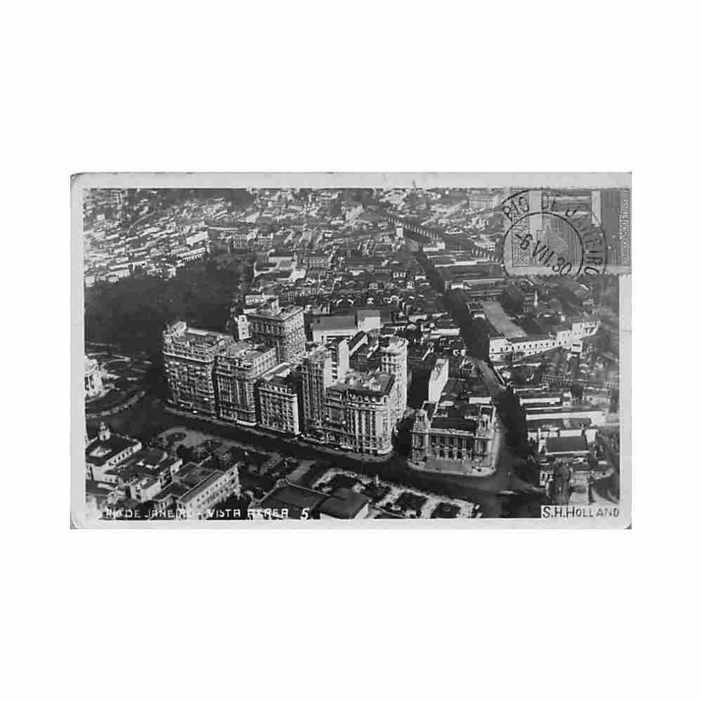 brazil rio de janeiro vista aerea ed s h holland 5 Vintage A4 Photo Print