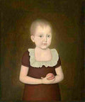 brew Child with a Peach Art A4 Photo Print