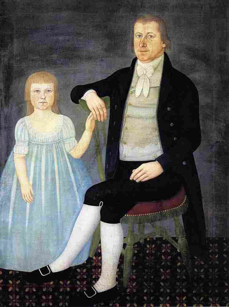 brew Comfort Starr Mygatt and his Daughter Lucy Art A4 Photo Print
