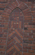 brick arch detail 1980s 1990s A4 Photo Print