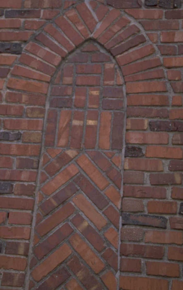 brick arch detail 1980s 1990s A4 Photo Print