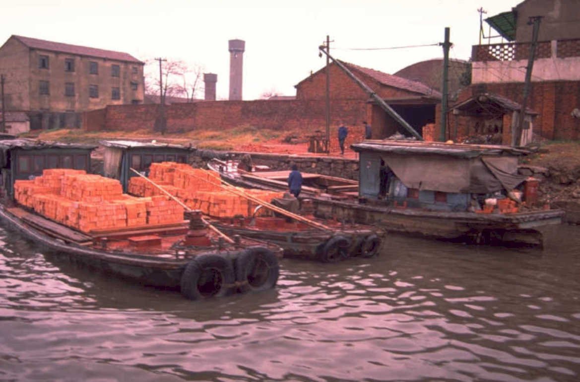 brick barge jiangsu 1980s 1990s A4 Photo Print