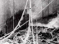 brick building collapse1980s 1990s A4 Photo Print