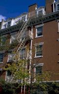brick fire escape 1 1980s 1990s A4 Photo Print