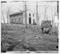 brick house ruins Vintage world war A4 Photo Print