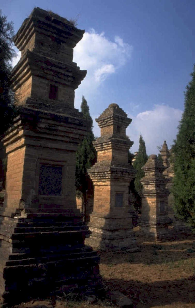 brick pagoda tomb 1980s 1990s A4 Photo Print