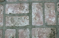 brick pavement grid Vintage A4 Photo Print