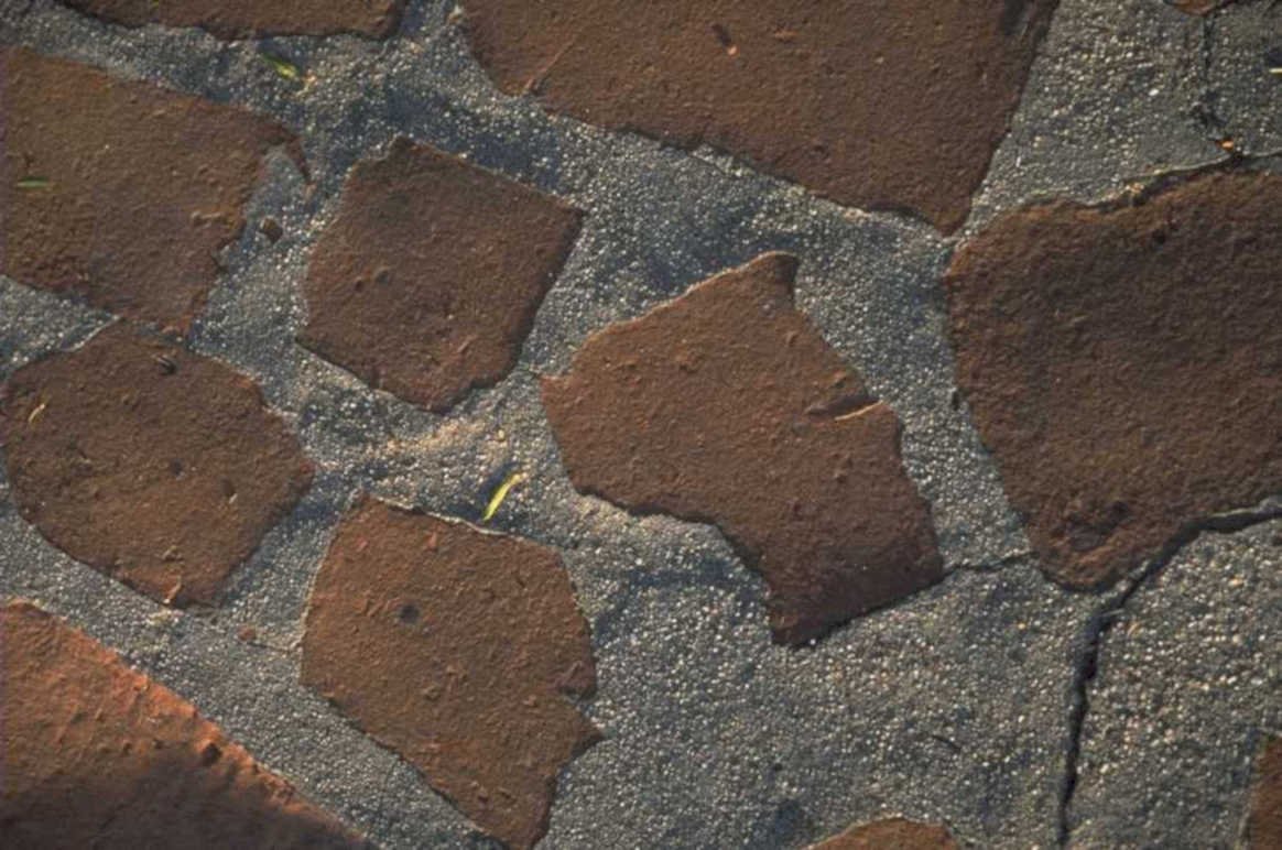 brick paver detail 1980s 1990s A4 Photo Print