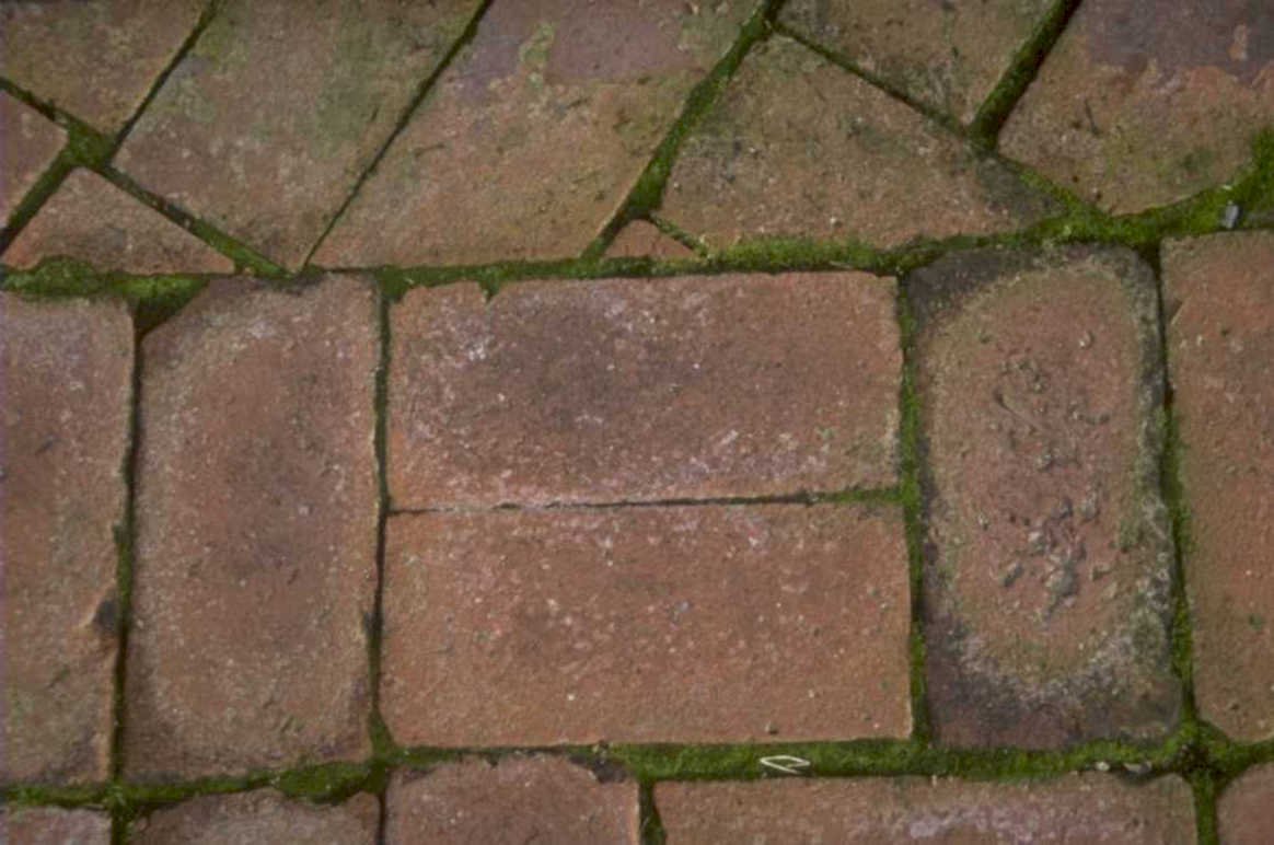 brick paver pattern 1980s 1990s A4 Photo Print