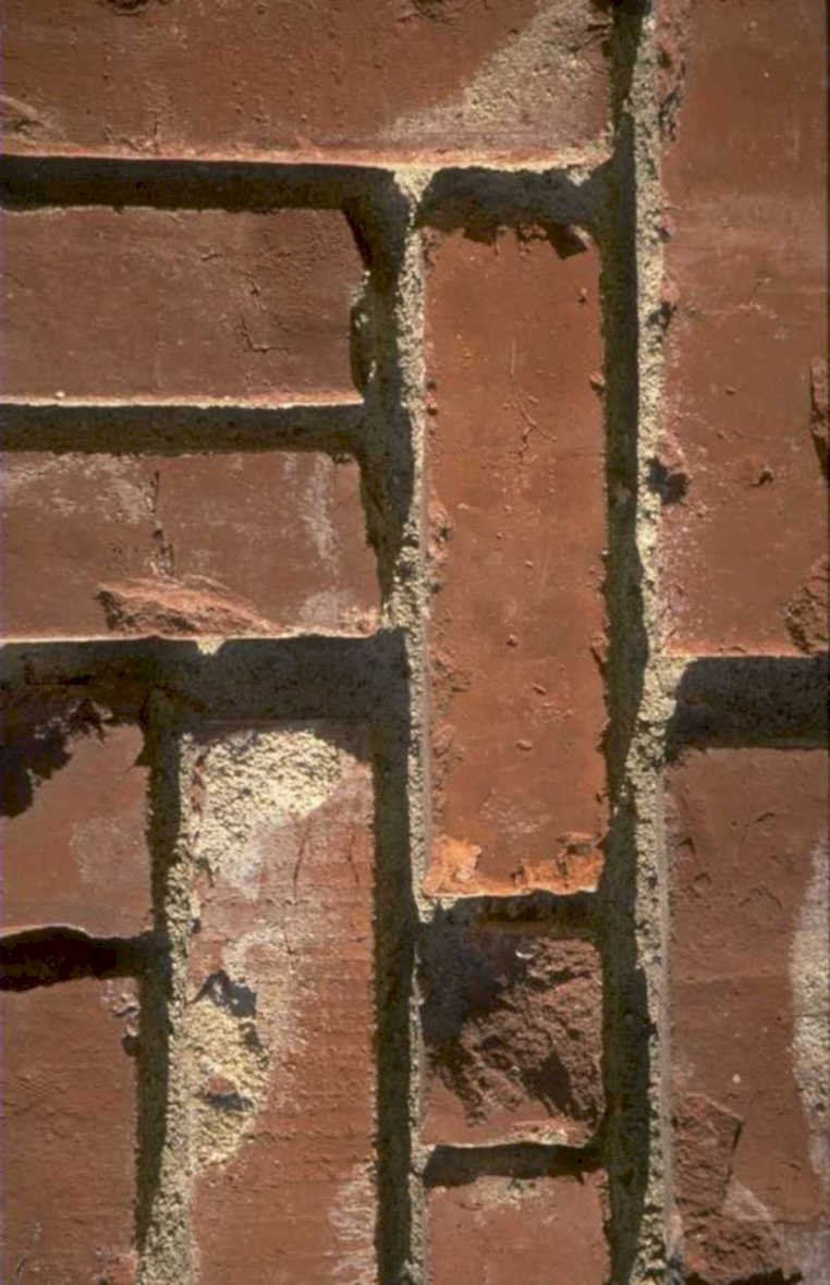 brick wall detail 1980s 1990s A4 Photo Print