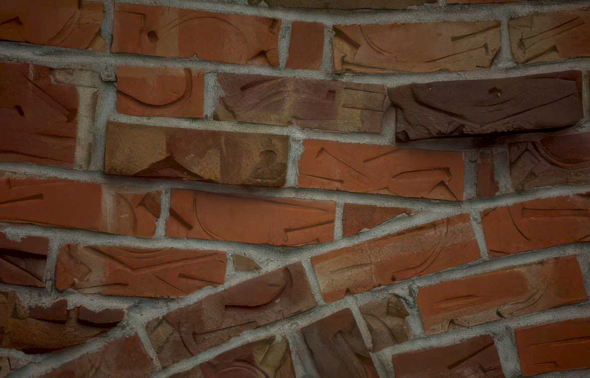 brick wall detail 2 Vintage A4 Photo Print