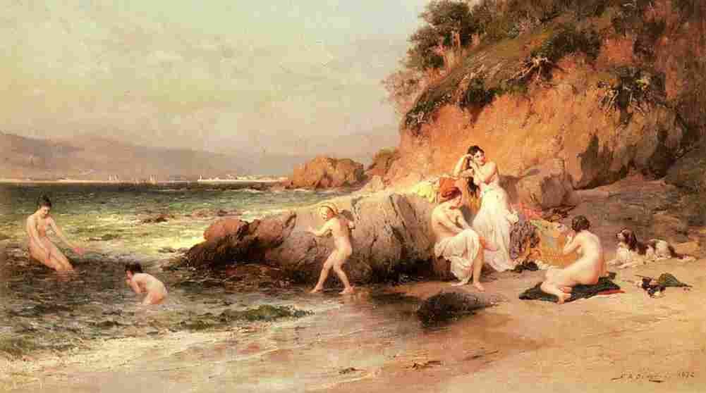 brid The Bathing Beauties Art A4 Photo Print