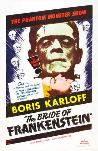 bride of frankenstein  r 01 film star poster A4 Photo Print