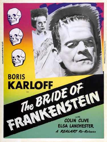 bride of frankenstein  r 05 film star poster A4 Photo Print