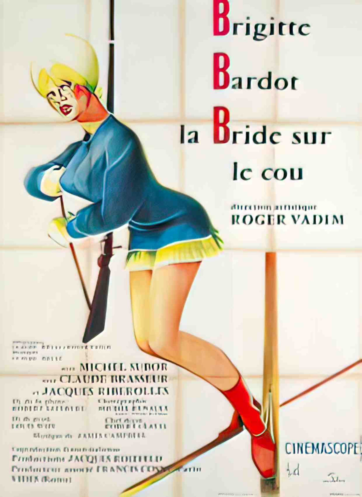 bride sur le cou la Advert A4 Photo Print