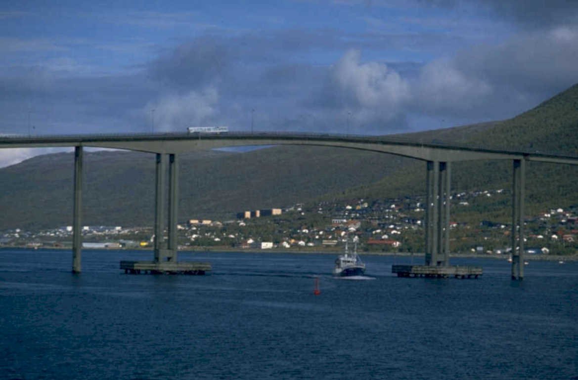 bridge coast norway 1980s 1990s A4 Photo Print