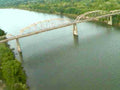 bridges river hills1980s 1990s A4 Photo Print