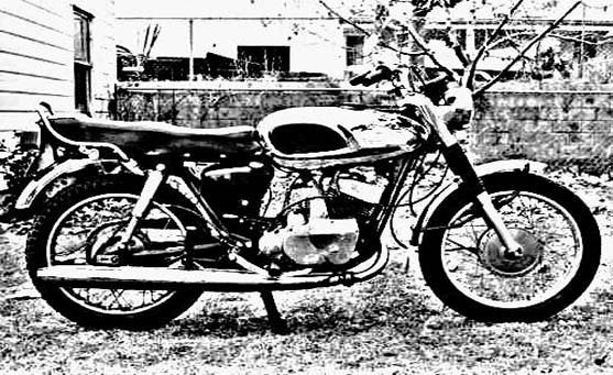 bridgestone 350 gto motorbike A4 Photo Print