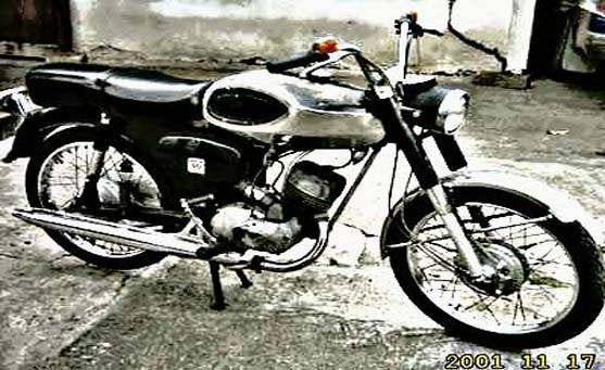 bridgestone 90 motorbike A4 Photo Print