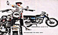 bridgestone mach motorbike A4 Photo Print