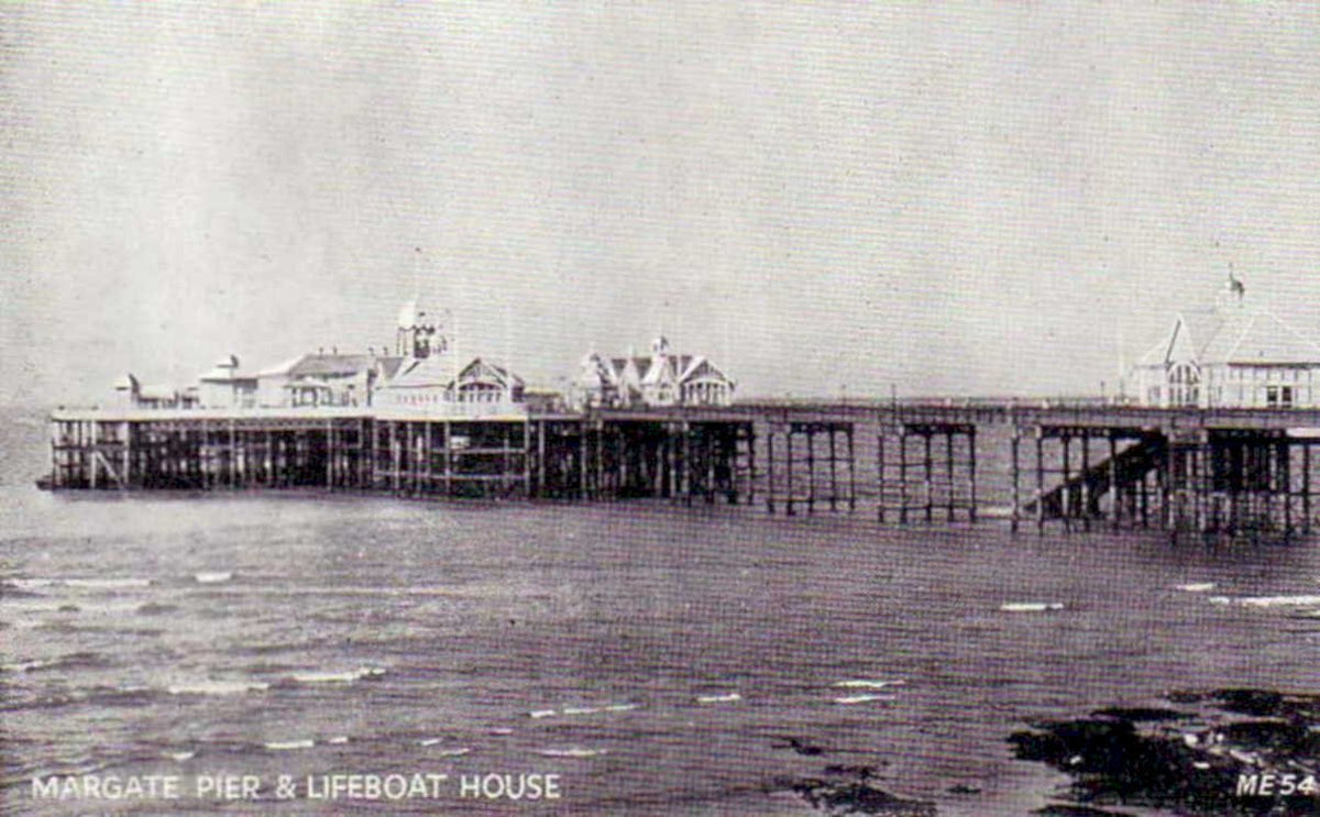 brighton pier lifeboatVintage 1880s 1900s A4 Photo Print