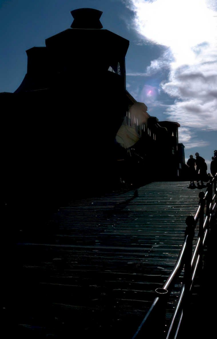 brighton west pier Vintage A4 Photo Print