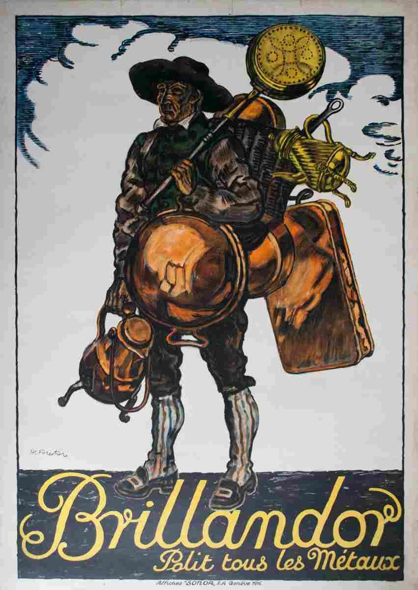 brillandor henry claudius forestier 1916 4 Advert A4 Photo Print