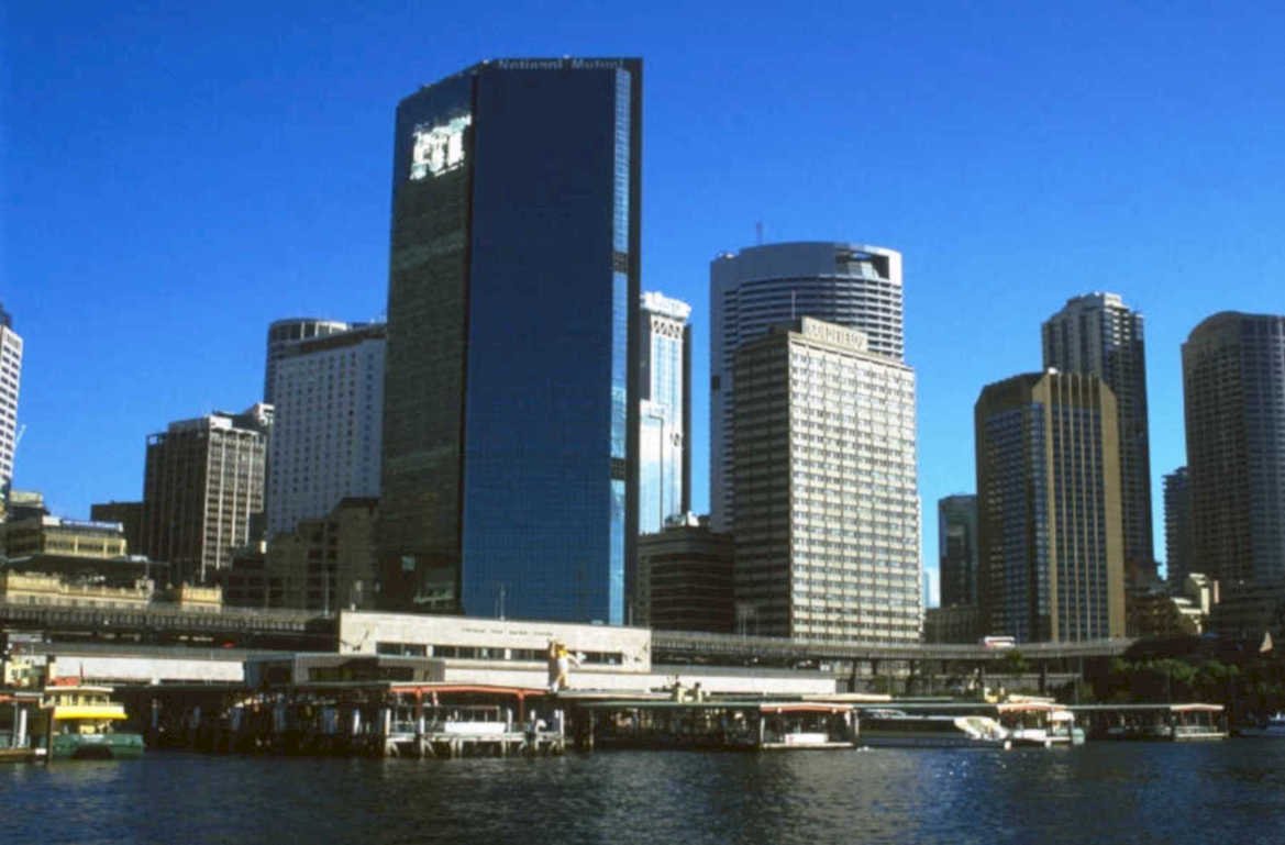 brisbane cityscape 1988 1980s 1990s A4 Photo Print
