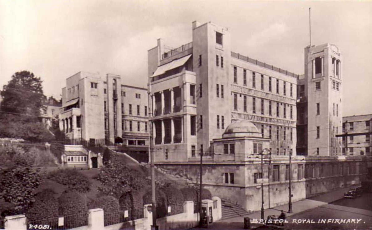 bristol royal infirmaryVintage 1880s 1900s A4 Photo Print