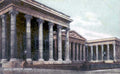 british museum columnsVintage 1880s 1900s A4 Photo Print