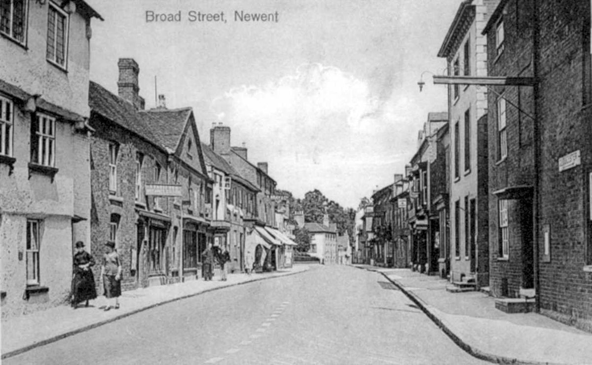 broad street newentVintage 1880s 1900s A4 Photo Print