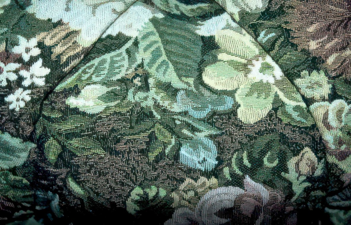 brocade floral fern