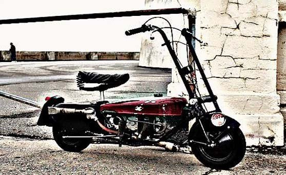 brockhouse corgi 98cc motorbike A4 Photo Print