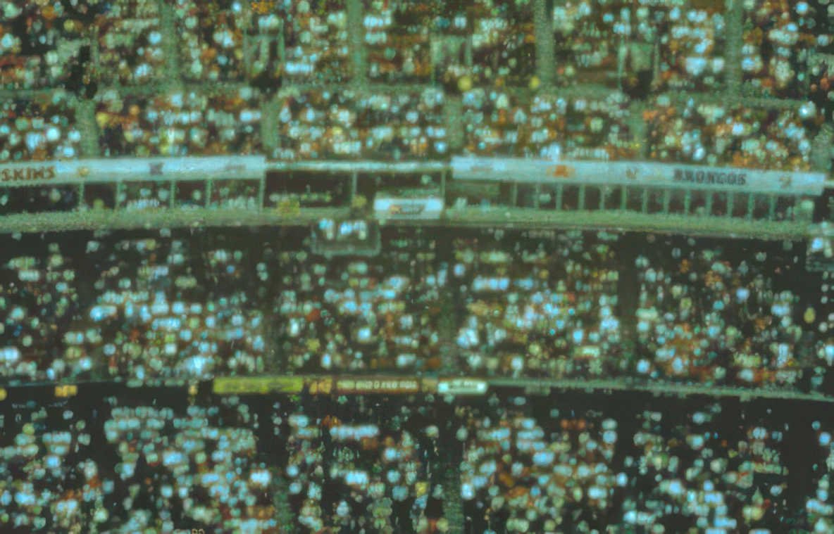 broncos mile high Vintage A4 Photo Print