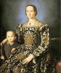 bronz Eleonora of Toledo with her son Giovanni de Medici Art A4 Photo Print
