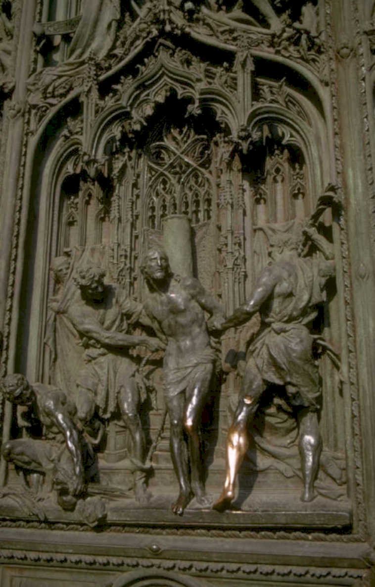 bronze christ thorns 1980s 1990s A4 Photo Print