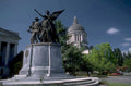 bronze statue olympia 1980s 1990s A4 Photo Print