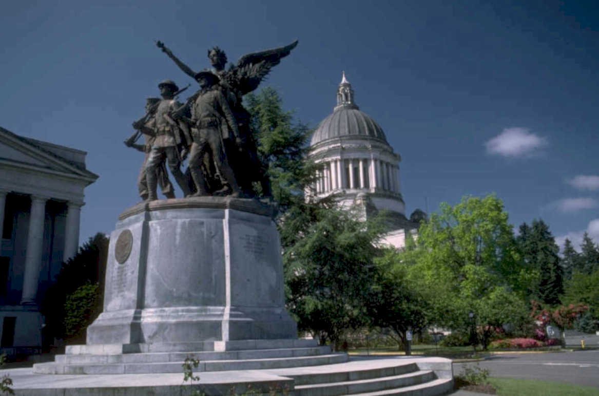 bronze statue olympia 1980s 1990s A4 Photo Print