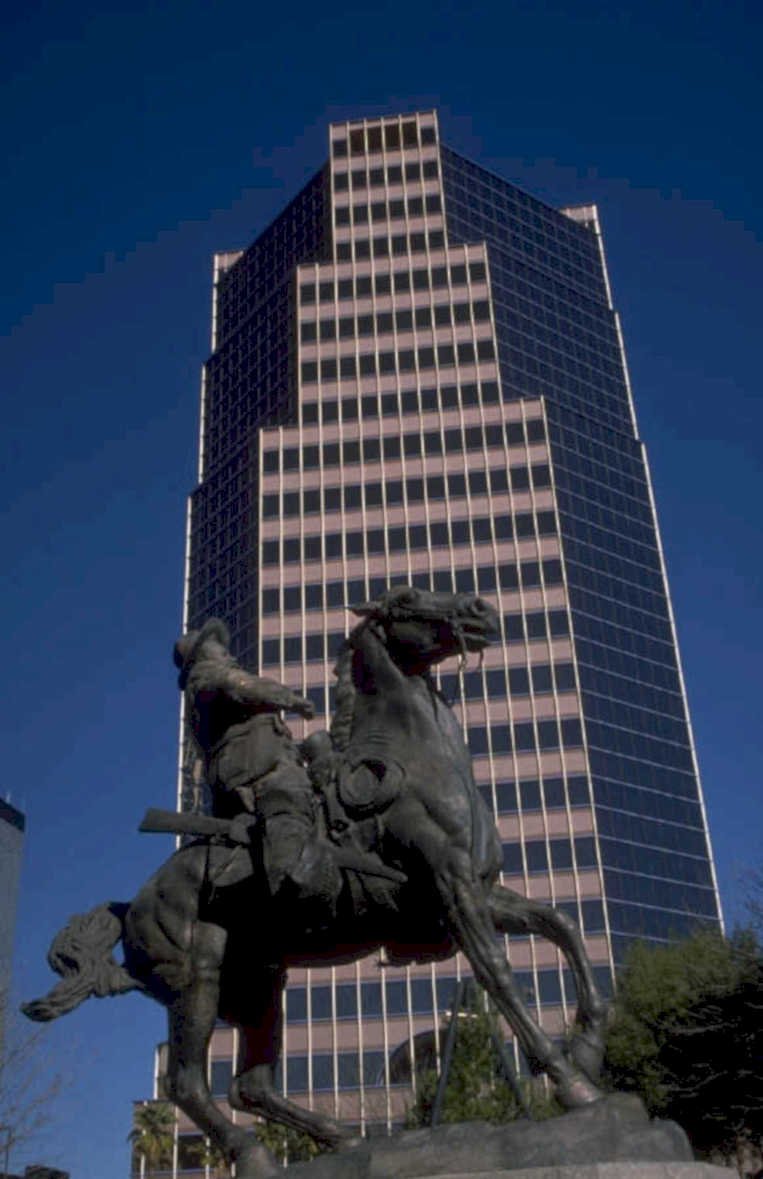 bronze statue phoenix 1980s 1990s A4 Photo Print