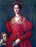 bronzi A Young Woman and her Son Art A4 Photo Print