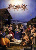 bronzi Adoration of the Shepherds Art A4 Photo Print