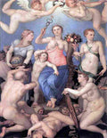 bronzi Allegory of Happiness Art A4 Photo Print