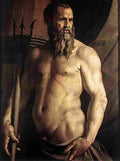bronzi Andrea Doria as Neptune Art A4 Photo Print
