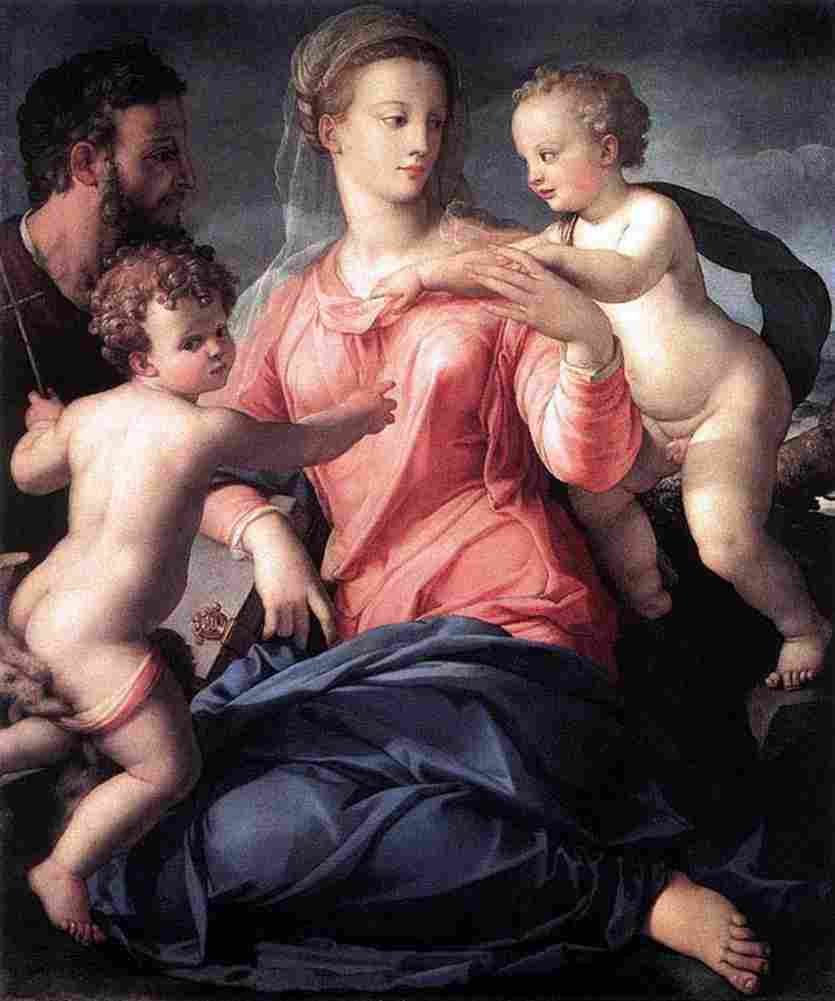 bronzi Holy Family 2 Art A4 Photo Print