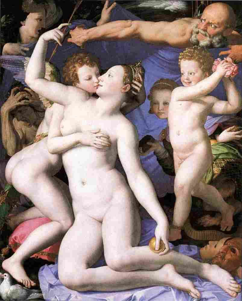 bronzi Venus Disarming Cupid Art A4 Photo Print
