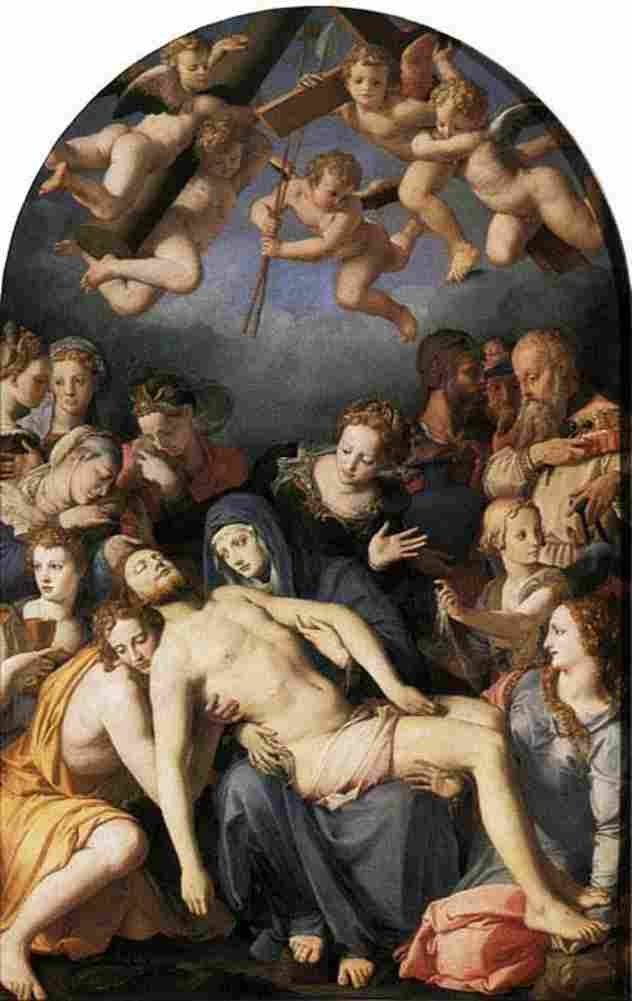 bronzino the deposition Art A4 Photo Print