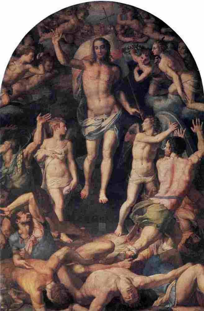 bronzino the resurection of christ Art A4 Photo Print